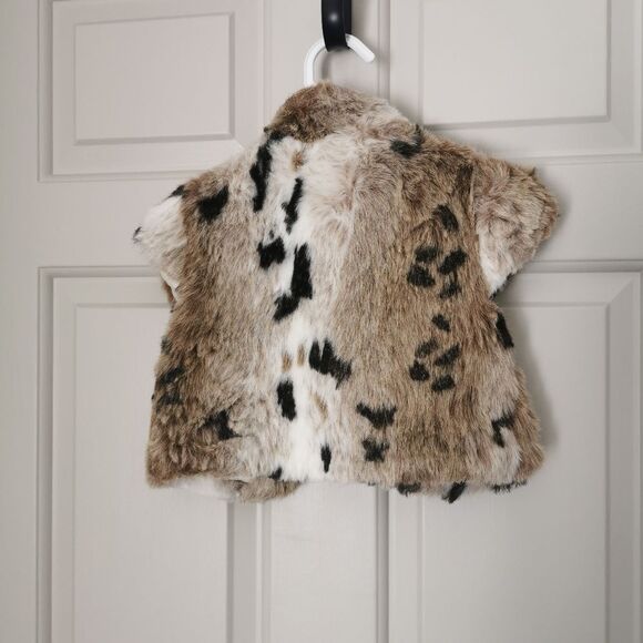 2/$30 Old Navy faux fur cardigan size 4 - Picture 4 of 5